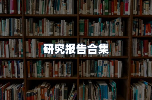 研究报告合集